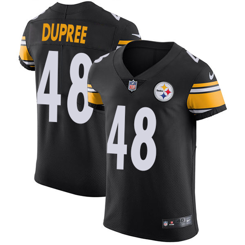 Nike Steelers #48 Bud Dupree Black Team Color Men's Stitched NFL Vapor Untouchable Elite Jersey - Click Image to Close